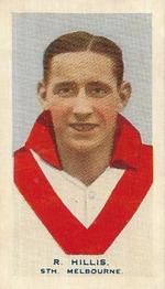 1933 Godfrey Phillips Victorian Footballers (A Series of 50) #13 Ron Hills Front
